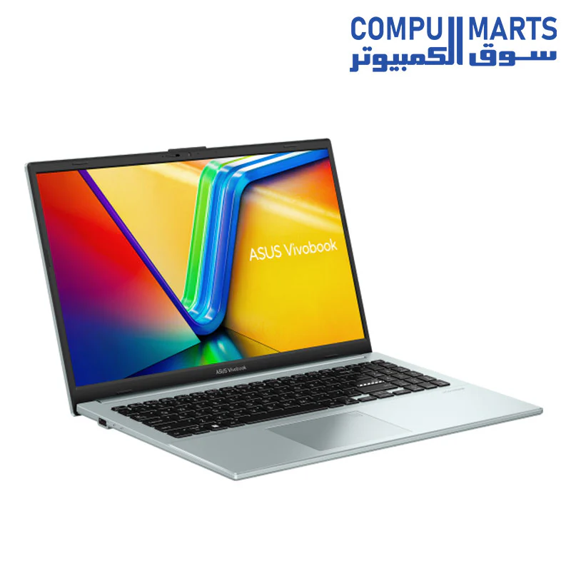 Asus Vivobook Go 15 E1504FA NJ001 Laptop, AMD Ryzen 3 7320U, 256GB SSD, 4GB RAM, 15.6 Inch, FHD LED 60Hz Display, AMD Radeon Graphics, FreeDOS - Green Grey - Image 3