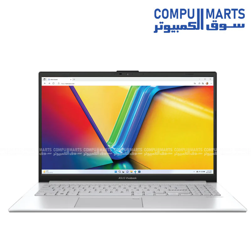ASUS Vivobook Go 15 E1504FA-NJ005W Laptop AMD R5 7520U 8GB RAM 512GB SSD AMD Radeon Graphics 15.6-inch FHD 60Hz Win 11 Cool Silver, 90NB0ZR1-M01WW0 - Image 2