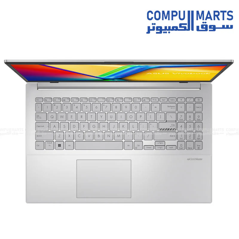 ASUS Vivobook Go 15 E1504FA-NJ005W Laptop AMD R5 7520U 8GB RAM 512GB SSD AMD Radeon Graphics 15.6-inch FHD 60Hz Win 11 Cool Silver, 90NB0ZR1-M01WW0 - Image 4