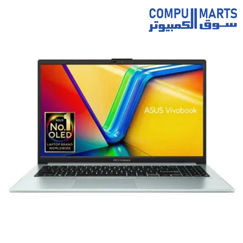 ASUS VivoBook Go 15 E1504GA-NJOO3W Laptop, Intel Core i3-N305 Processor, 15.6 Inch FHD Display, 256 GB SSD, 8 GB RAM DDR4, Intel UHD Graphics, Win11, Cool Silver - ‎90NB0ZT1-M00BA0 - Image 2