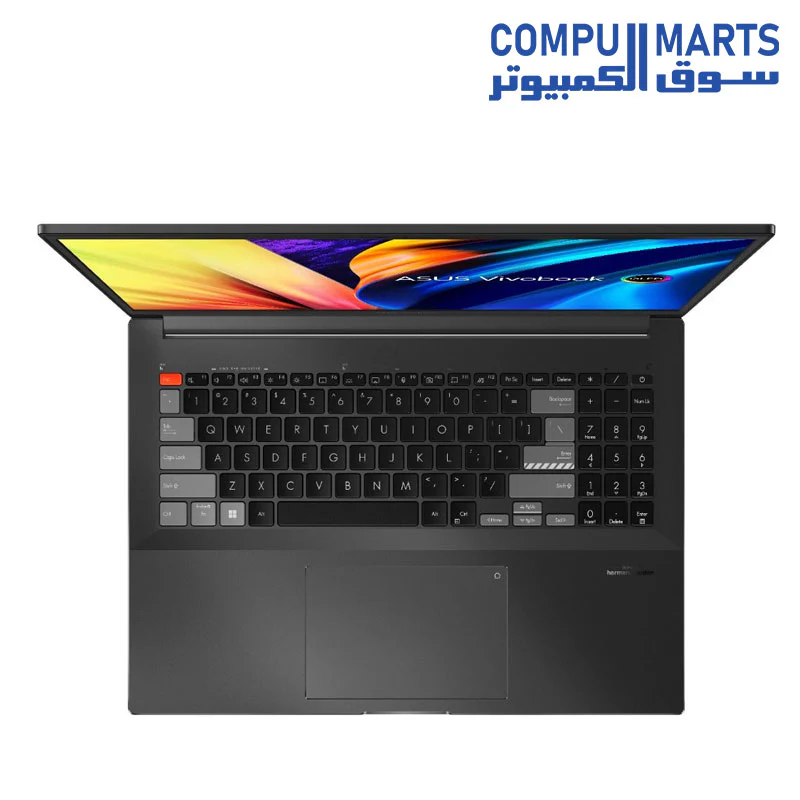 Asus VivoBook Pro X16 OLED Laptop (M7600QC-OLED007W), AMD Ryzen 7 5800H, 16GB RAM, 1TB SSD, NVIDIA GeForce RTX 3050-4GB GDDR6, 16 Inch 4K OLED, Windows 11, Grey - Image 3