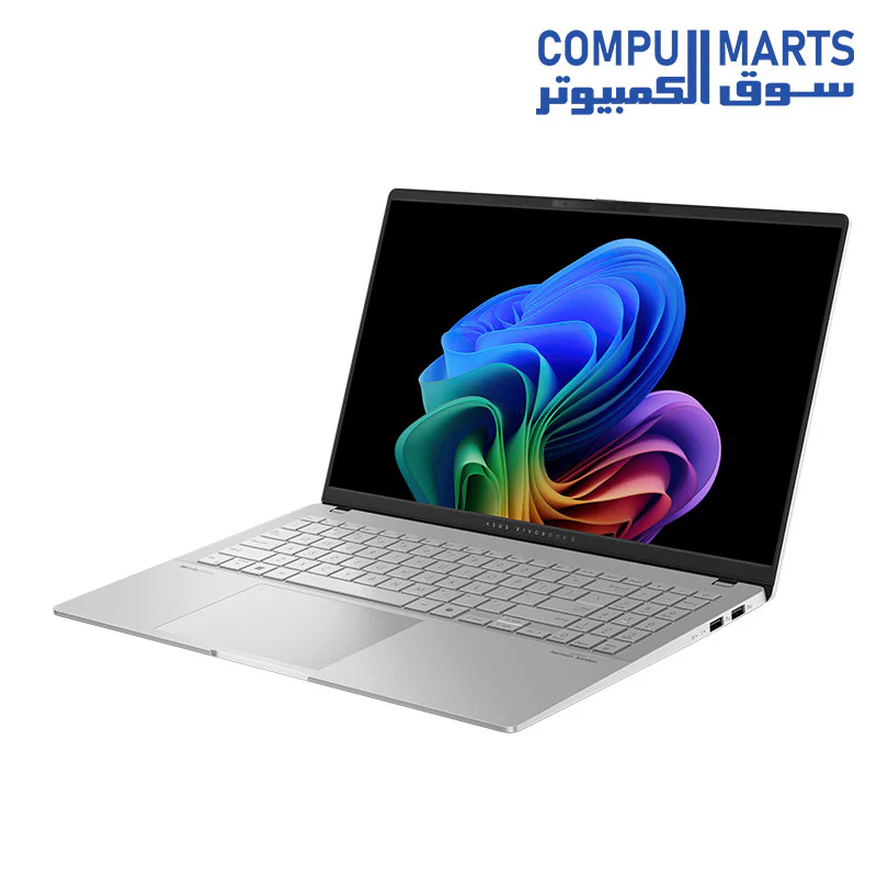 ASUS Vivobook S 15 S5507QA Snapdragon X Elite X1E 78 100 Laptop, Qualcomm Adreno GPU, 32GB LPDDR5X Ram, 1TB SSD, 15.6″ 3K (2880 x 1620) OLED 120Hz , 100% DCI-P3 600nits, Wi-Fi 7, Windows 11 Home, S5507QA - Image 4