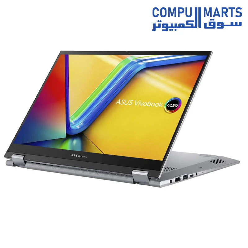ASUS Vivobook S14 FLIP TN3402YA-LZ555W - AMD Ryzen 5 7430U - 8GB RAM DDR4 - 512GB SSD - 14 WUXGA (1920×1200) TOUCHSCREEN - AMD Radeon Graphics -  Transparent Silver - WIN11 - PEN ( 90NB1112-M00CU0 ) - Image 3