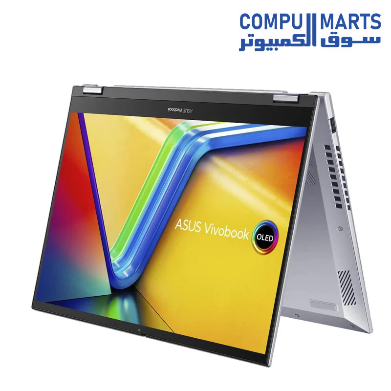 ASUS Vivobook S14 FLIP TN3402YA-LZ555W - AMD Ryzen 5 7430U - 8GB RAM DDR4 - 512GB SSD - 14 WUXGA (1920×1200) TOUCHSCREEN - AMD Radeon Graphics -  Transparent Silver - WIN11 - PEN ( 90NB1112-M00CU0 ) - Image 4