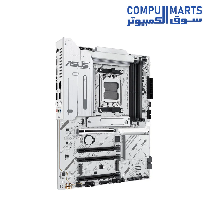 ASUS X870 MAX GAMING WIFI7 W AM5 ATX Motherboard- AMD-WHITE - Image 3