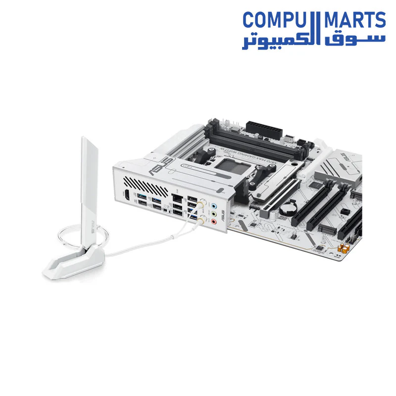 ASUS X870 MAX GAMING WIFI7 W AM5 ATX Motherboard- AMD-WHITE - Image 4