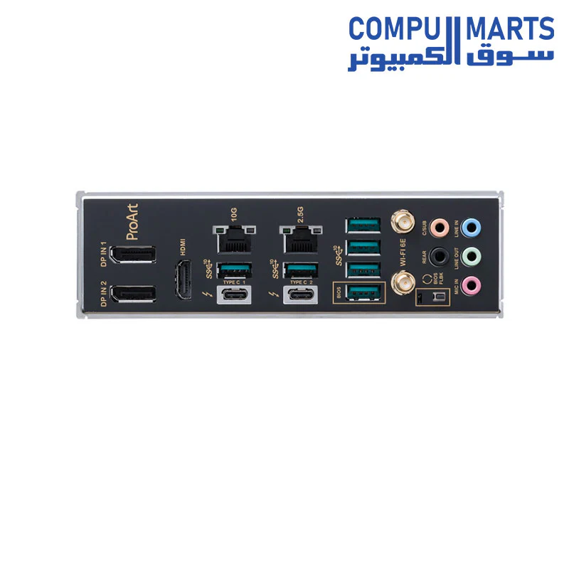 ASUS ProArt Z790-Creator WiFi 6E LGA 1700 Intel 12th&13th Gen ATX Content Creator Motherboard(PCIe 5.0,DDR5,2X Thunderbolt 4,10G&2.5G LAN,4xM.2 - NVMe SSD, Front Panel USB 3.2 Gen2x2 Type-C - Image 4