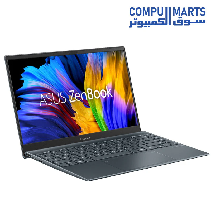 ASUS Zenbook 13 UX325EA-OLED007W CORE i7-1165G7-16GB-SSD 1TB-Intel Iris Xe Graphics-13.3 OLED FHD-Win11-Pine Grey-Free Sleeve - Image 3