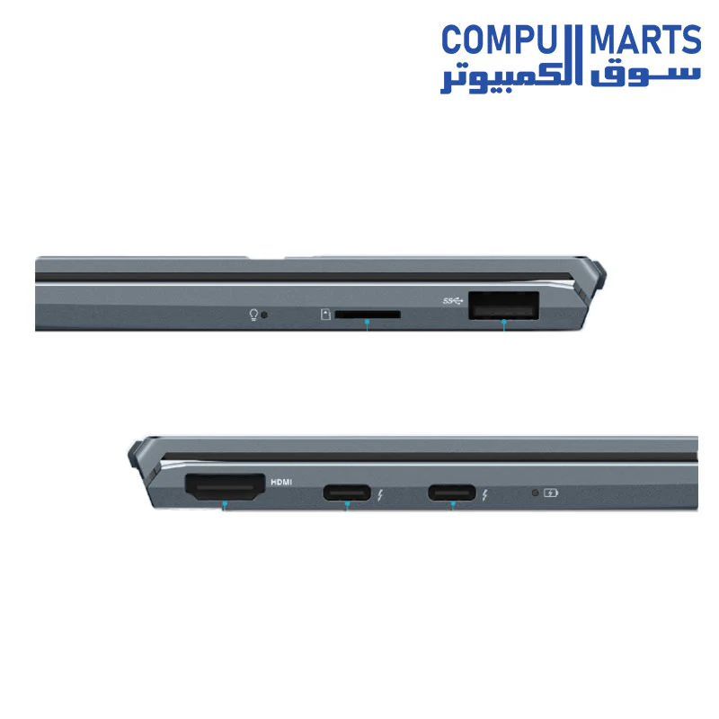 ASUS Zenbook 13 UX325EA-OLED007W CORE i7-1165G7-16GB-SSD 1TB-Intel Iris Xe Graphics-13.3 OLED FHD-Win11-Pine Grey-Free Sleeve - Image 5