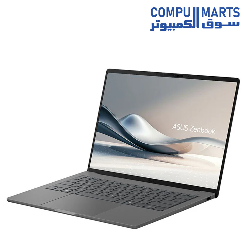 ASUS Zenbook A14 UX3407RA-QD010W Laptop - Snapdragon® X Elite X1E 78 100 - 32GB - 1TB SSD - Qualcomm® Adreno™ - 14'' WUXGA OLED - Win11 - Iceland Grey - Image 4