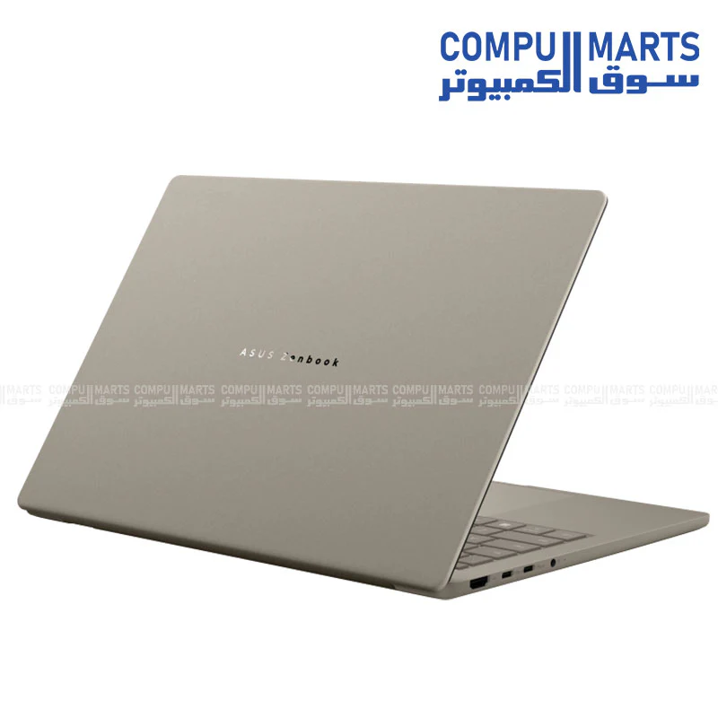 ASUS Zenbook A14 UX3407RA-QD906W – Snapdragon X Elite X1E-78-100 – 32GB LPDDR5X – 1TB PCIe 4.0 SSD – 14" WUXGA OLED HDR600 – Wi-Fi 7 – 0.98kg – Zabriskie Beige - Image 4