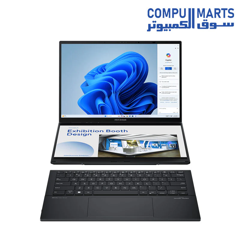 ASUS Zenbook DUO (2024) UX8406 Intel Core Ultra 9-185H - Intel Arc Graphics - RAM 32GB LPDDR5X - 2TB M.2 NVMe PCIe 4.0 SSD -  14-inch 3K - Image 2