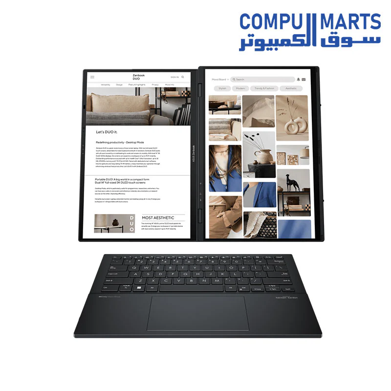 ASUS Zenbook DUO (2024) UX8406 Intel Core Ultra 9-185H - Intel Arc Graphics - RAM 32GB LPDDR5X - 2TB M.2 NVMe PCIe 4.0 SSD -  14-inch 3K - Image 4