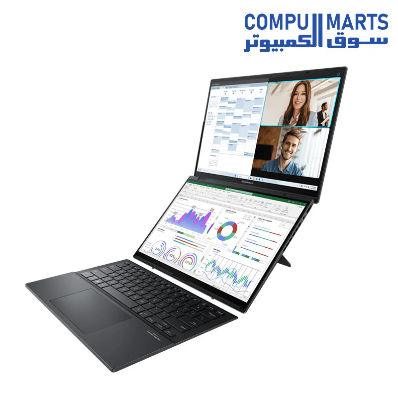 ASUS Zenbook DUO (2024) UX8406 Intel Core Ultra 9-185H - Intel Arc Graphics - RAM 32GB LPDDR5X - 2TB M.2 NVMe PCIe 4.0 SSD -  14-inch 3K - Image 6