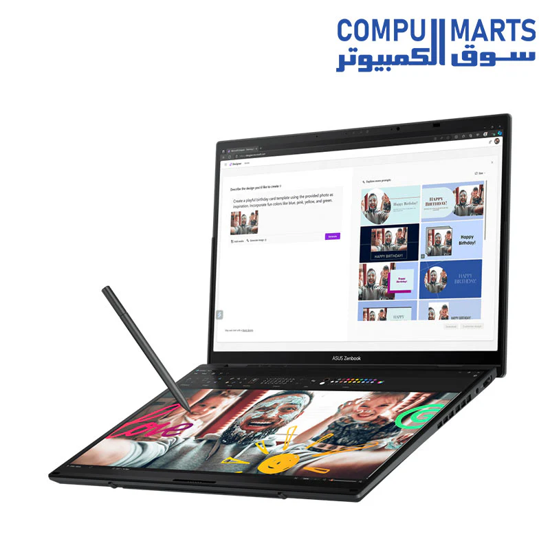 ASUS Zenbook DUO (2024) UX8406 Intel Core Ultra 9-185H - Intel Arc Graphics - RAM 32GB LPDDR5X - 2TB M.2 NVMe PCIe 4.0 SSD -  14-inch 3K - Image 7