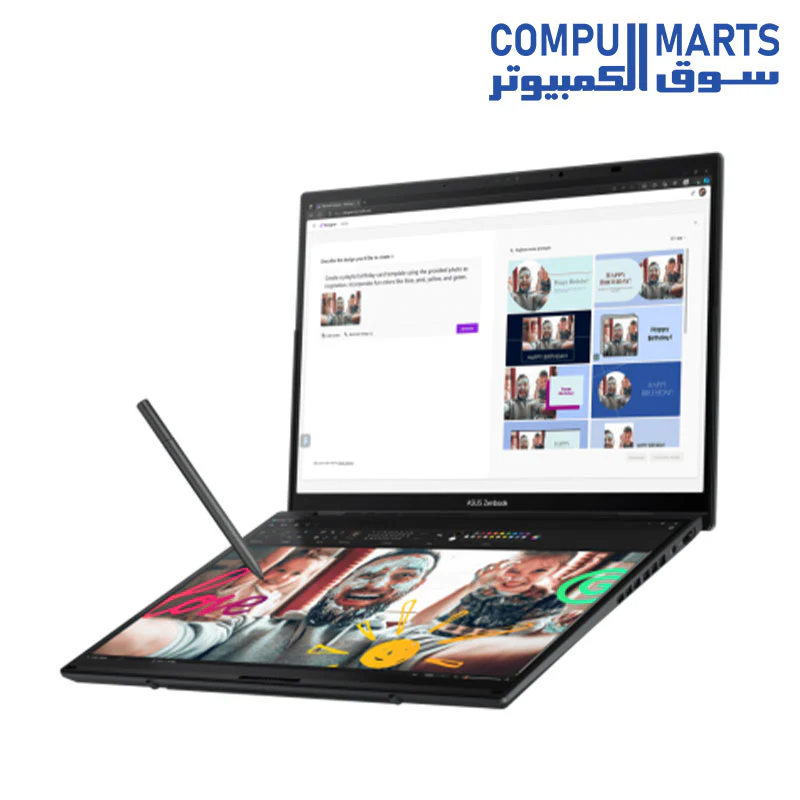 Asus Zenbook DUO UX8406CA-OLED009WS Intel Core Ultra 9 285H 2TB SSD 32GB Ram Intel Arc Graphics 14.0 Inch 3K OLED - Image 2