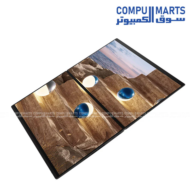 ASUS Zenbook DUO UX8407AA Laptop – Dual Screen OLED 14” 3K 144Hz Touch / Intel Core Ultra / Intel Arc / Wi-Fi 7 / Windows 11 – Moher Gray - Image 5