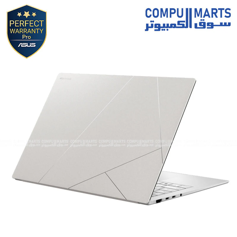 ASUS ZenBook S 14 (UX5406AA-SW319W) Copilot+ PC - 14" 3K OLED 120Hz, Intel Core Ultra 9 285H, 32GB RAM, 1TB SSD, Intel AI NPU 50 TOPS, Windows 11 - Scandinavian White - Image 3