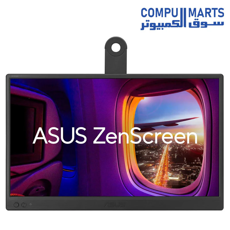 ASUS ZenScreen 15.6” Portable USB Monitor (MB169CK) - Full HD, IPS, Dual USB-C, Eye Care, Flicker Free, Blue Light Filter, Anti-Glare Surface, 360° Kickstand, 3 yr Warranty - Image 2