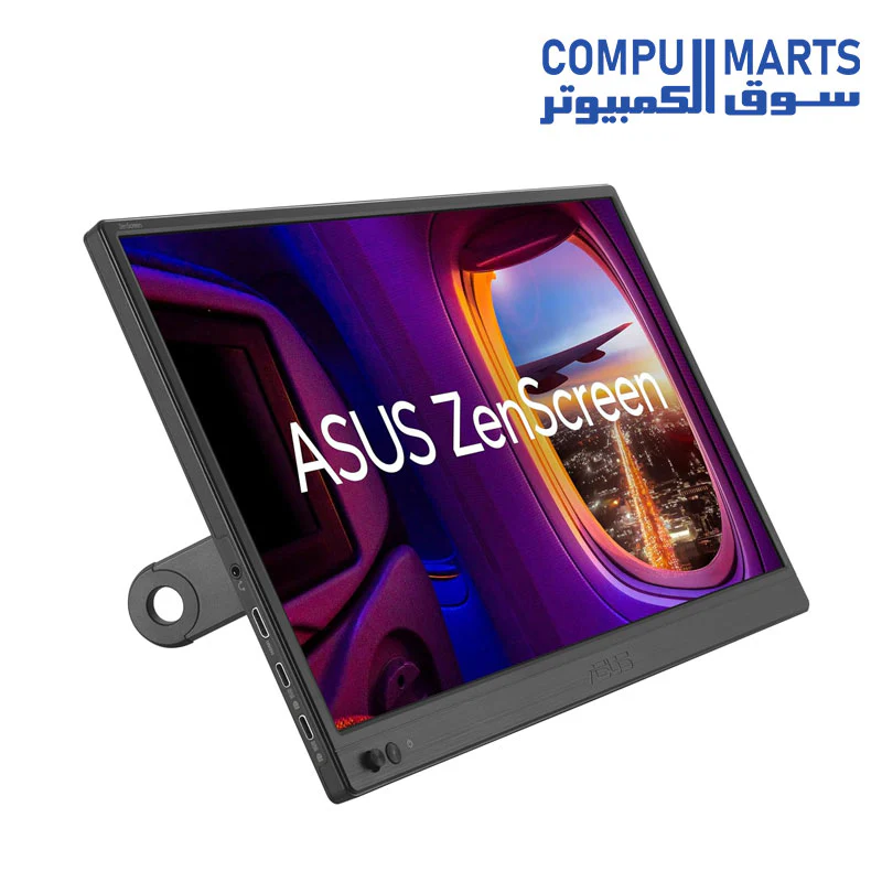 ASUS ZenScreen 15.6” Portable USB Monitor (MB169CK) - Full HD, IPS, Dual USB-C, Eye Care, Flicker Free, Blue Light Filter, Anti-Glare Surface, 360° Kickstand, 3 yr Warranty - Image 3
