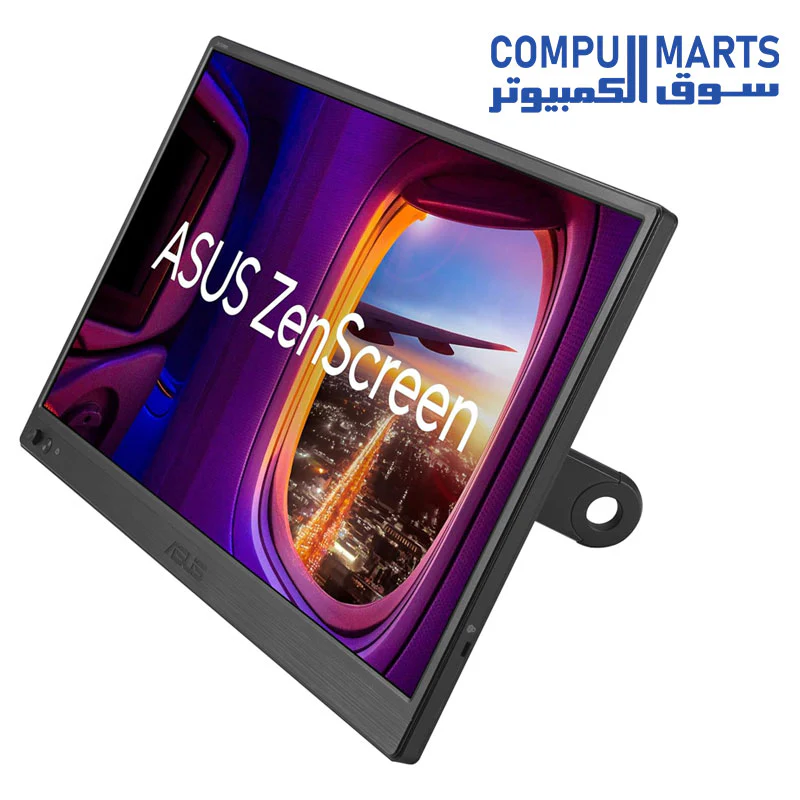 ASUS ZenScreen 15.6” Portable USB Monitor (MB169CK) - Full HD, IPS, Dual USB-C, Eye Care, Flicker Free, Blue Light Filter, Anti-Glare Surface, 360° Kickstand, 3 yr Warranty - Image 4