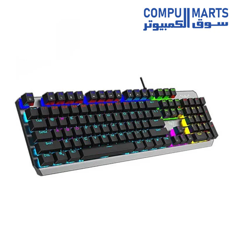 AULA F2066-2 WIND KEYBOARD BLUE SWITCH - BLACK - Image 2
