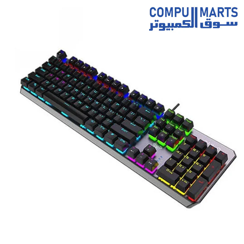 AULA F2066-2 WIND KEYBOARD BLUE SWITCH - BLACK - Image 3