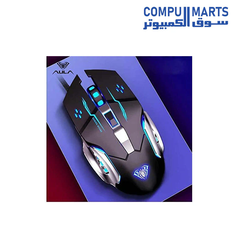Aula S20 3200 Dpi LED Macro Gaming Mouse - Image 3