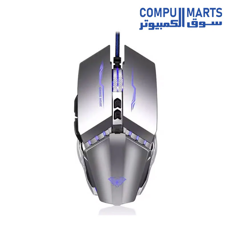 Aula S30 USB Gaming Mouse - Black-Silver - Image 2