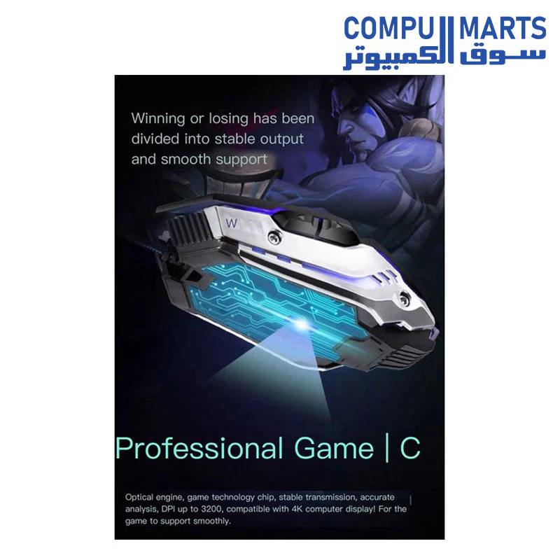 Aula S30 USB Gaming Mouse - Black-Silver - Image 5