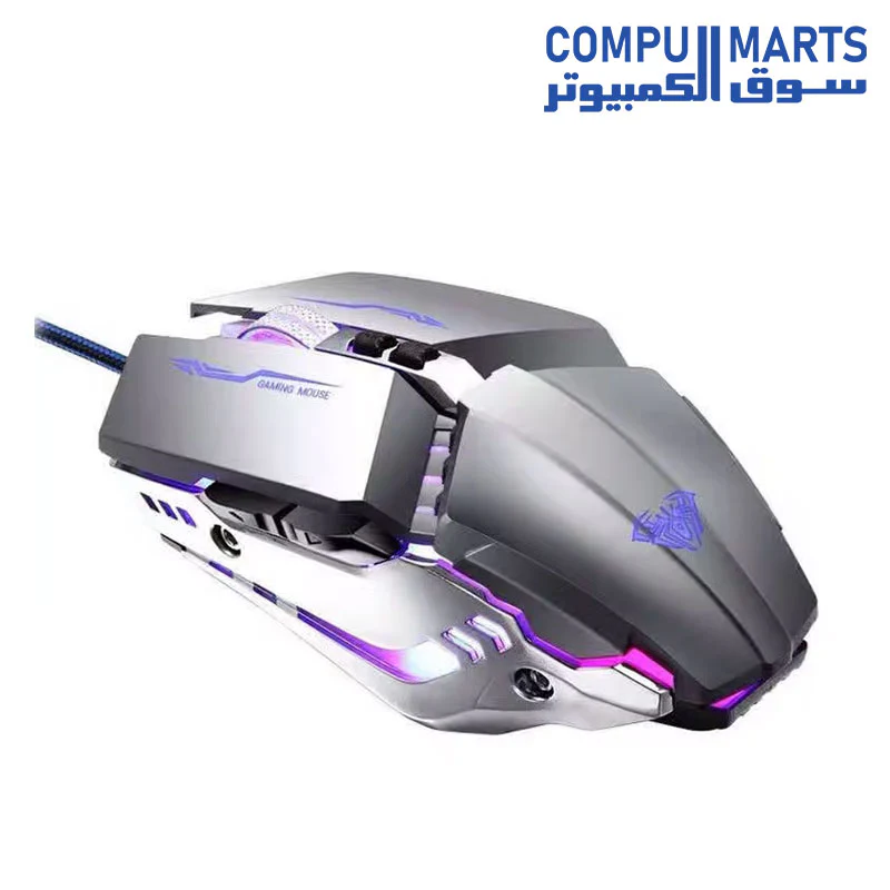 Aula S30 USB Gaming Mouse - Black-Silver - Image 6