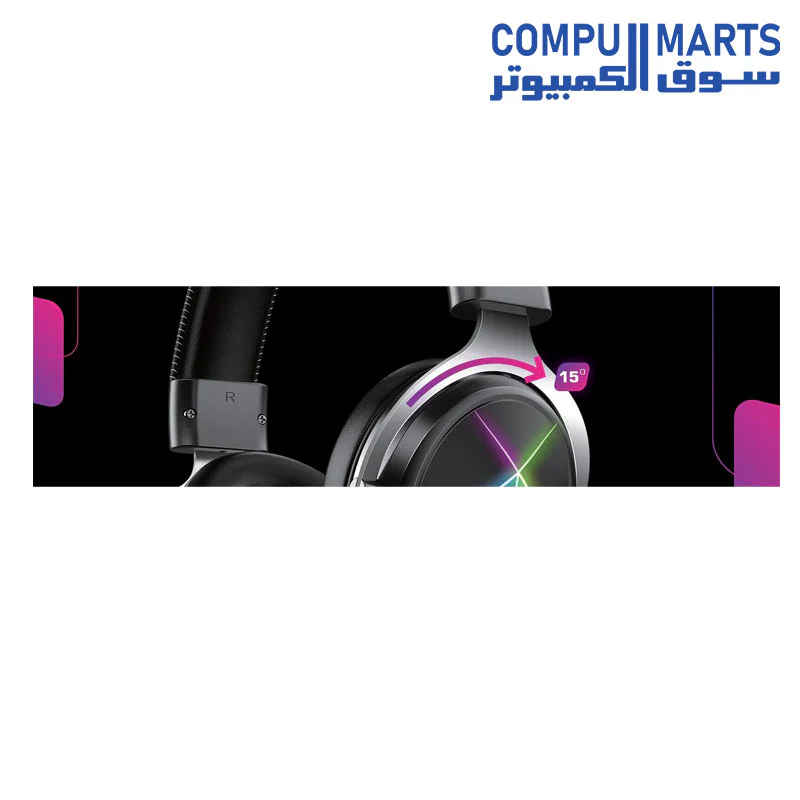 AXGON AX2GHM1 Mars RGB Gaming Headset with Noise-canceling microphone - Image 3