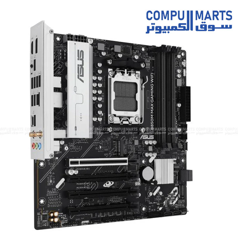B850M MAX GAMING WIFI mATX Motherboard – AMD AM5 – DDR5 – PCIe 5.0 – Wi-Fi 6 - Image 3