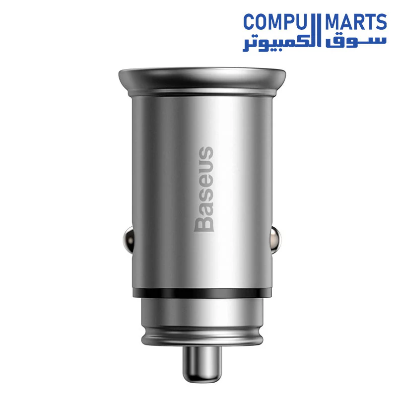 Baseus Circular Metal PPS Quick Charger Car Charger 30W(Support VOOC) - Image 2