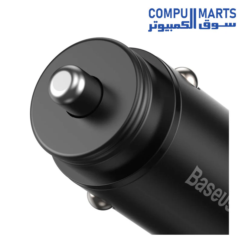 Baseus Circular Metal PPS Quick Charger Car Charger 30W(Support VOOC) - Image 5