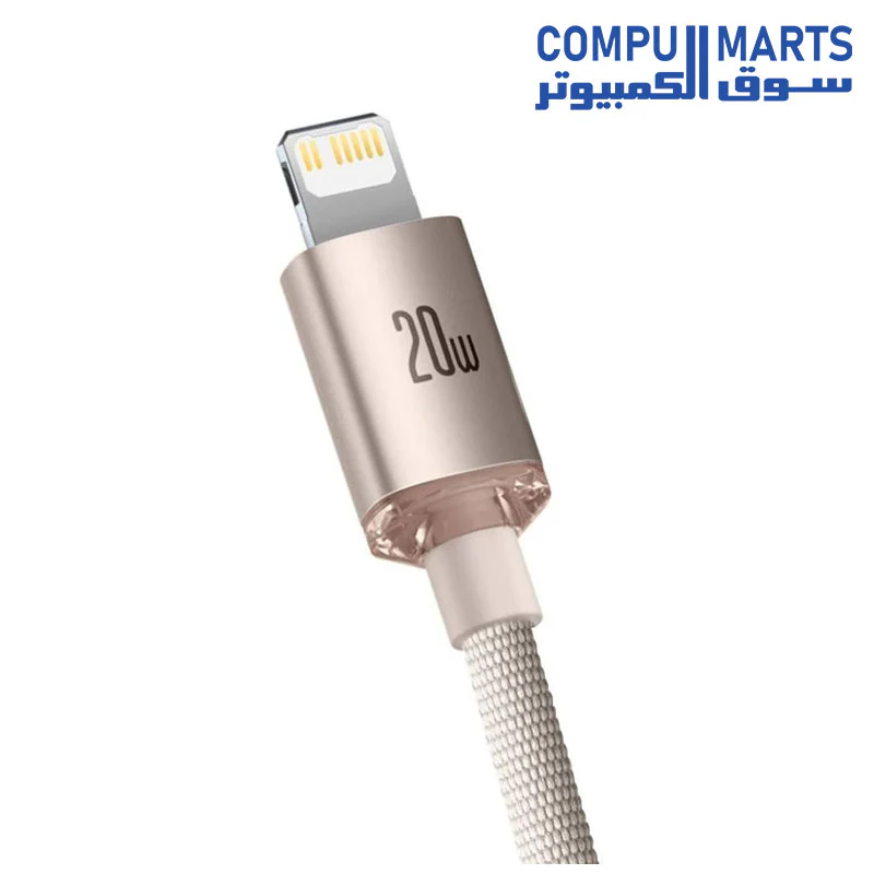 Baseus Crystal Shine Series Fast Charging Data Cable Type-C to iPhone 20W - Image 7