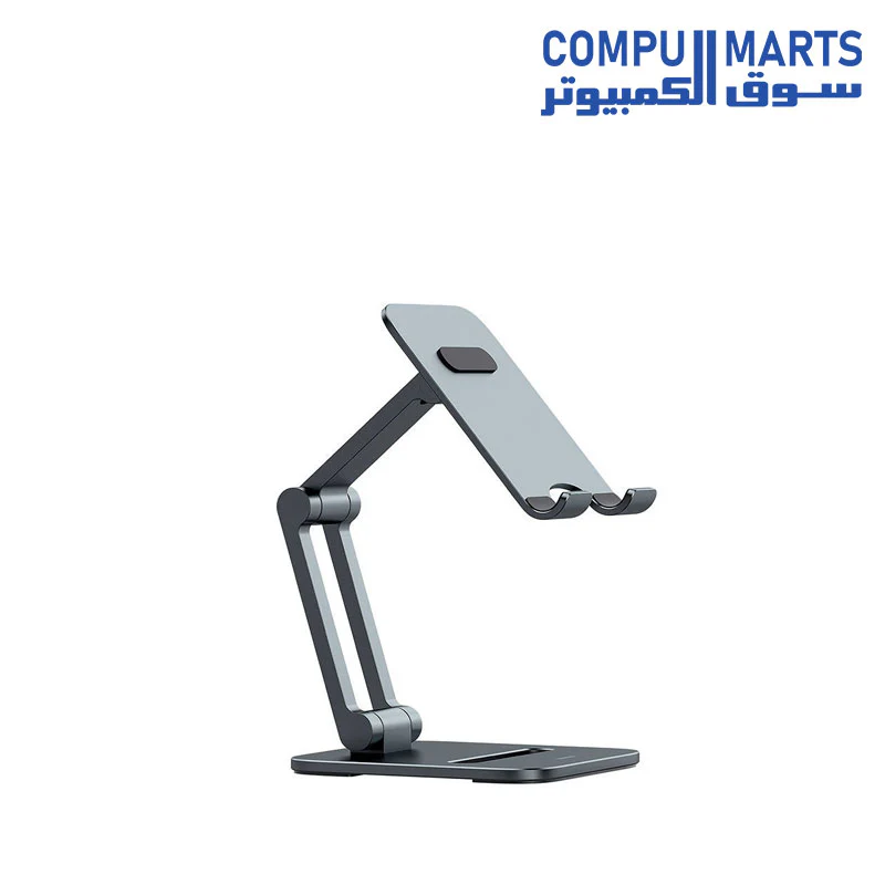 Baseus Desktop Biaxial Foldable Metal Stand (for Phones) Grey - Image 2