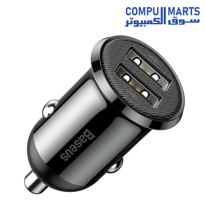 Baseus Grain Pro Car Charger (Dual USB 4.8A ) - Image 2
