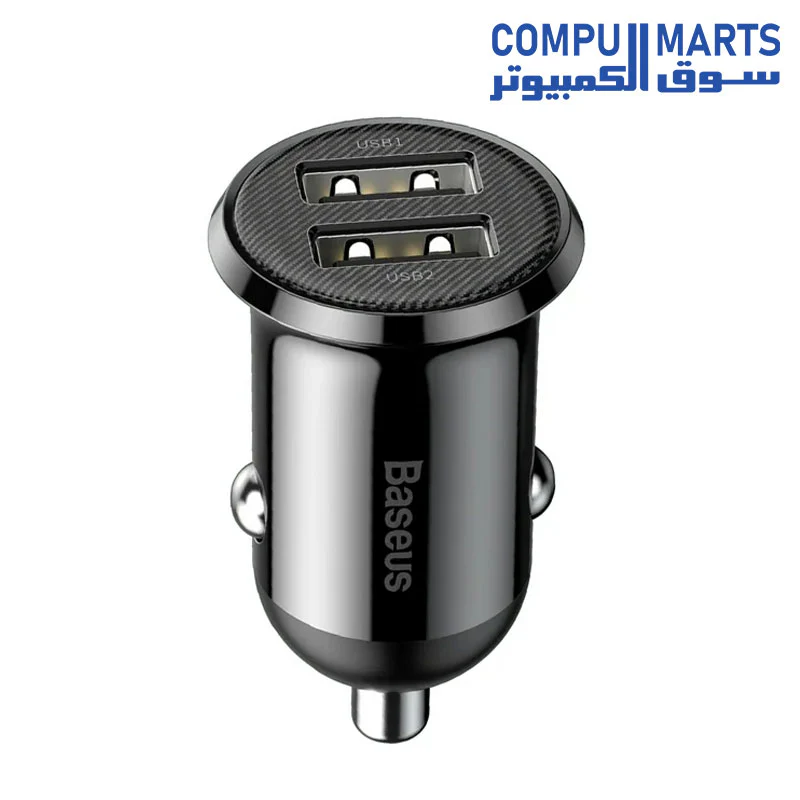 Baseus Grain Pro Car Charger (Dual USB 4.8A ) - Image 3