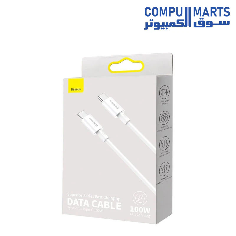 Baseus Superior Series Fast Charging Data Cable Type-C to Type-C 100W 2m - Image 8
