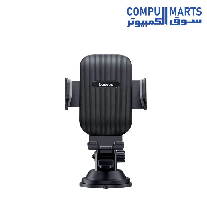Baseus UltraControl Go Series Clamp-Type Phone Holder(Suction Cup Version) Cluster Black - Image 2