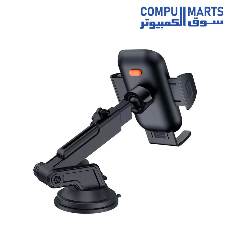 Baseus UltraControl Go Series Clamp-Type Phone Holder(Suction Cup Version) Cluster Black - Image 3