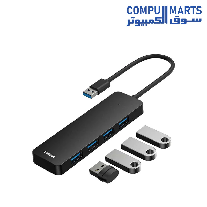 Baseus UltraJoy Series 4-Port HUB Lite (USBA to USB3.0*4) - Image 4