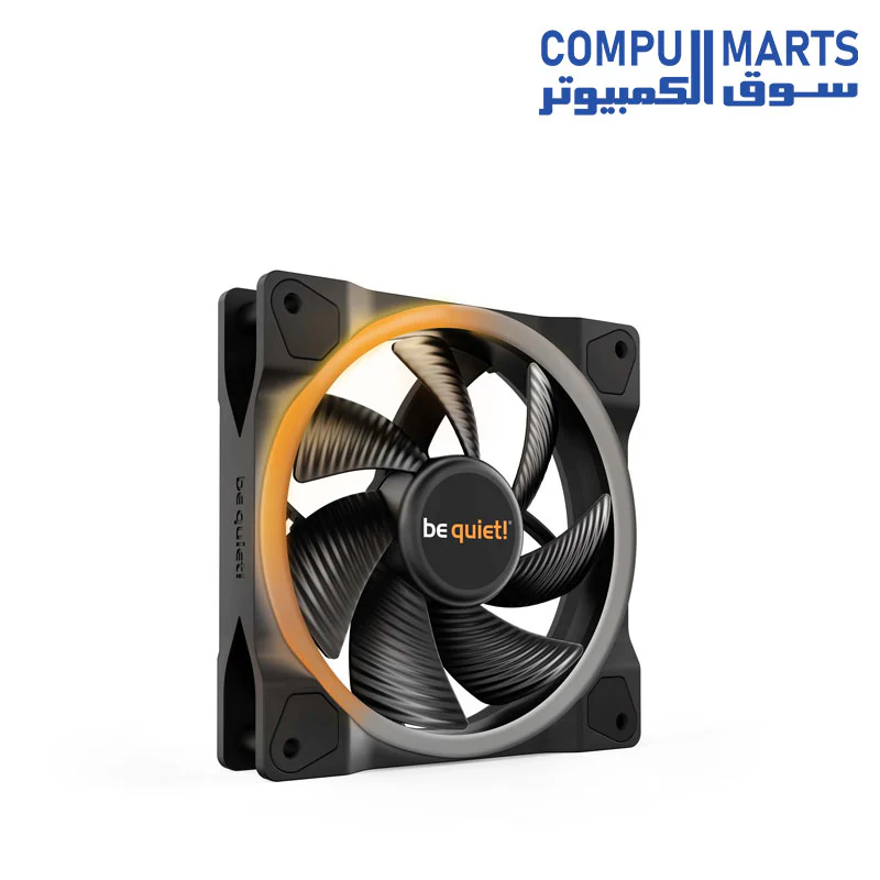 Be Quiet Light Wings 120mm PWM, ARGB lighting on front and rear, 9 silence-optimized fan blades - Image 3
