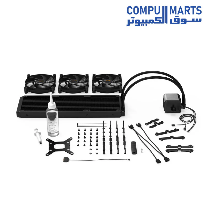 Be Quiet Silent Loop 2 360mm, 3x Silent Wings 3 120mm PWM high-speed, ARGB LED for lots of illumination options - Image 4