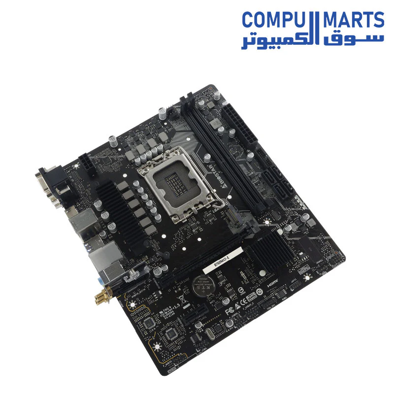 Biostar B760MX2-E D4 Micro ATX Intel Motherboard, Socket 1700, B760 Chipset - Image 3