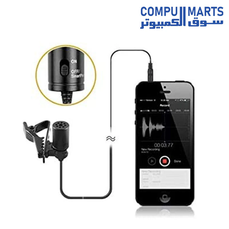 Boya BY-M1  Omni Directional Lavalier Microphone - Image 3
