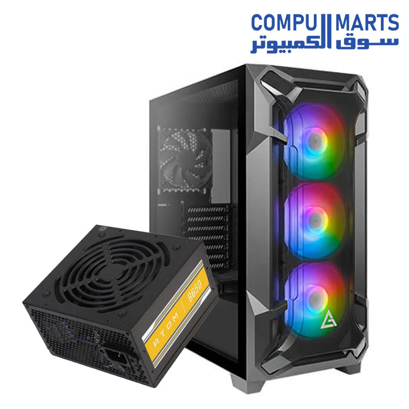 Case Antec NX700 3Fan ARGB & Case Antec (DF600-DF800) FLUX 5FAN + PSU ANTEC B650 - Image 3