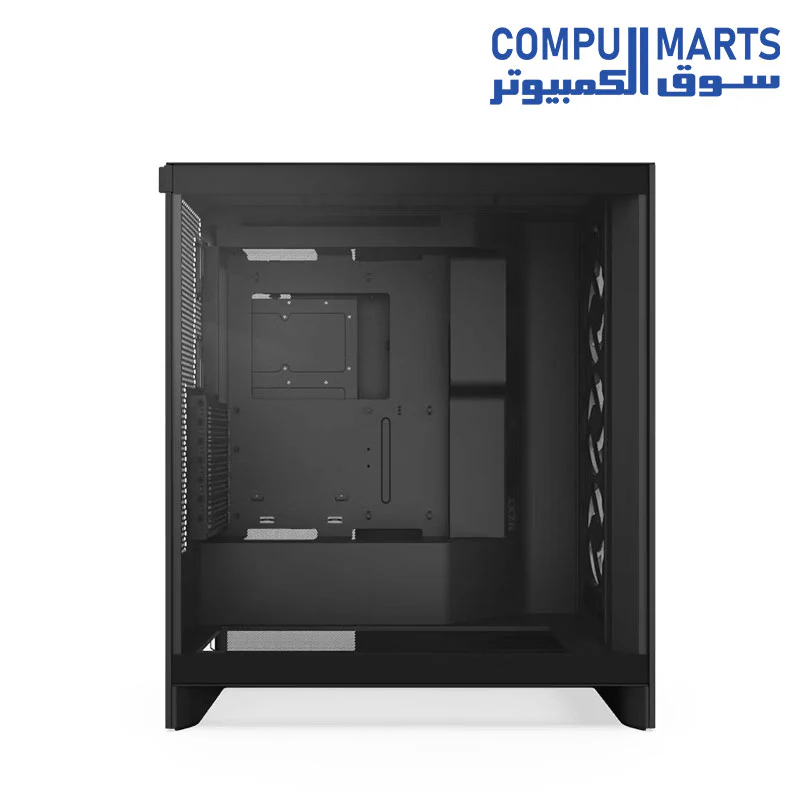 CASE NZXT H7 FLOW RGB MID TOWER ATX AIRFLOW + VERTCAL GPU NZXT BLACK AND WHITE - Image 4