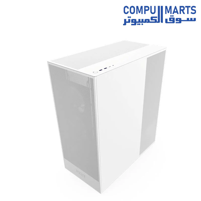 CASE NZXT H7 FLOW RGB MID TOWER ATX AIRFLOW + VERTCAL GPU NZXT BLACK AND WHITE - Image 6